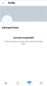 Account Suspend